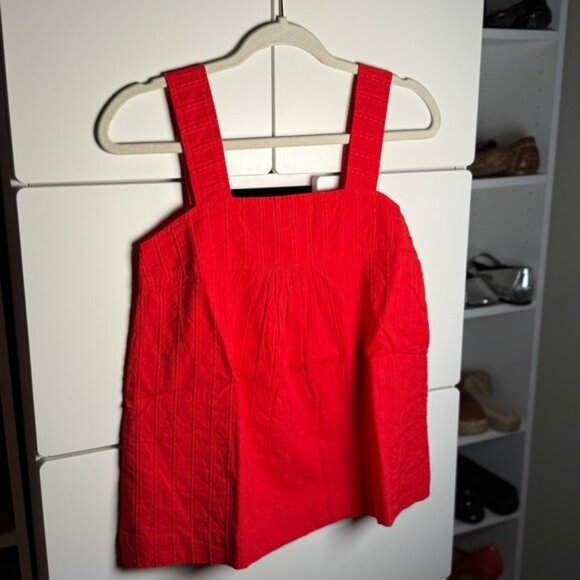 Never A Wallflower Tops - NWT Never a Wallflower Designer Red Spring Summer Strap Tank Top Blouse Size S